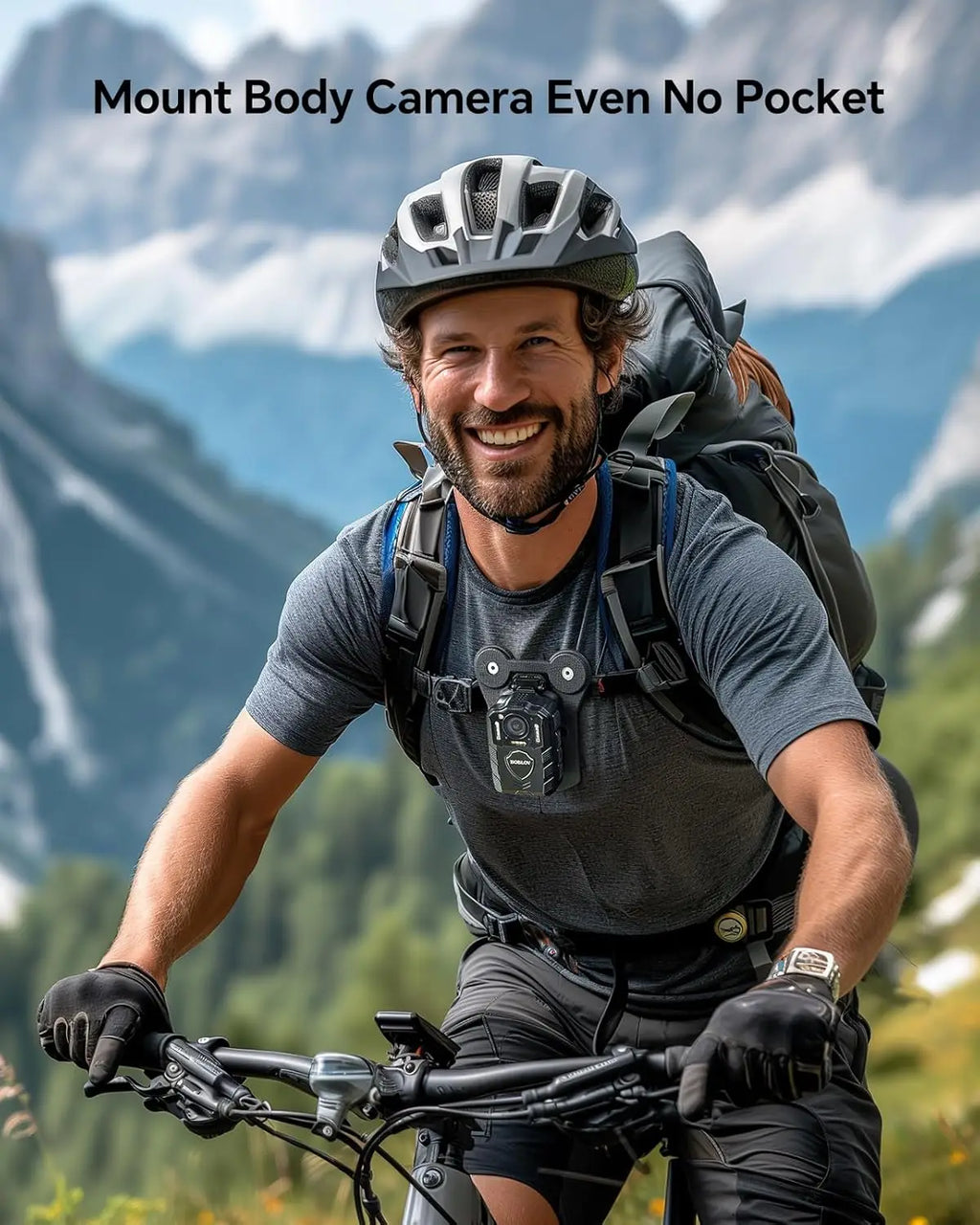 Cámara corporal. Mini cámara KJ21 M5 N9 B4K5.  Clip trasero de succión magnética. Contiene imanes en el interior y el exterior. Fuerte succión.