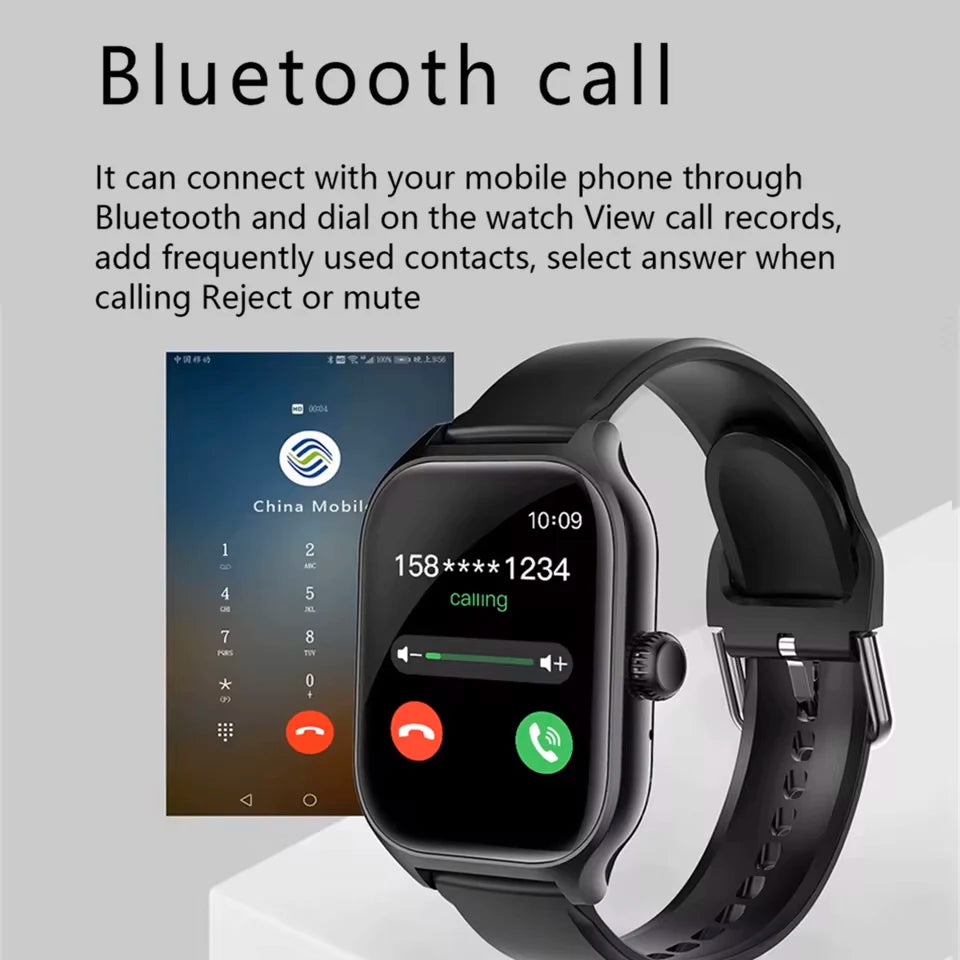 Reloj inteligente H9 y H6 2026 con dial para responder llamadas, seguimiento de calorías, frecuencia cardíaca, monitoreo de oxígeno en sangre, reloj inteligente Bluetooth.